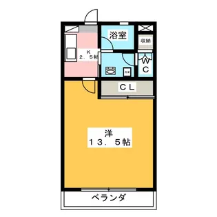 カーサコリーナ【3階】の間取り