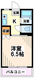 第5美咲グリーンハイツ【2階】の間取り