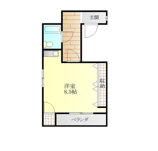 松村ビル【4階】の間取り