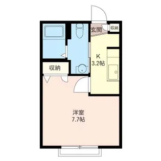 ライズ淵野辺【2階】の間取り