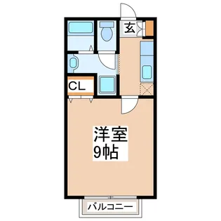 シャンテ【1階】の間取り