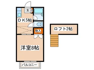 プリヴェ M【2階】の間取り