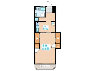高橋マンション【4階】の間取り