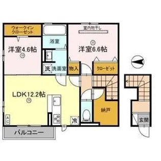 プリムローズヴィラ【2階】の間取り