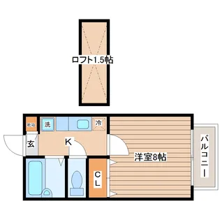 サンヒルズ国見2番館【1階】の間取り