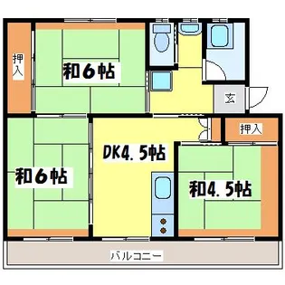 ノーブルつつじの丘I【4階】の間取り