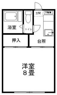サンフラワーC【1階】の間取り