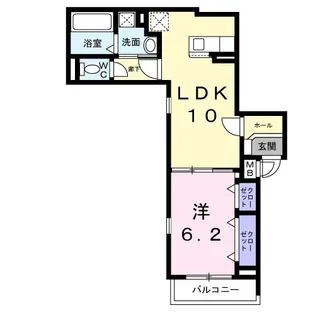 シャインII【3階】の間取り