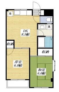 東京都日野市多摩平6【マンション】の間取り