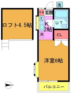 ロフティヒルズ【1階】の間取り