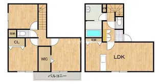 静岡県浜松市中央区増楽町【一戸建】の間取り