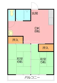 神奈川県藤沢市大庭【アパート】の間取り