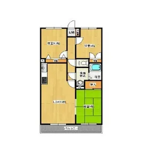 末広マンション【2階】の間取り