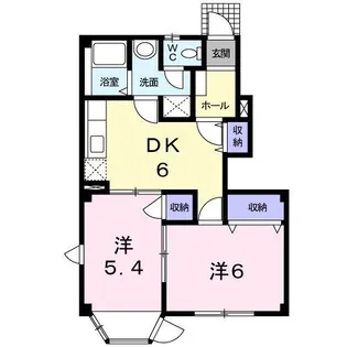 エトワール【1階】の間取り