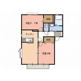 メゾンドゥルミエールE棟【1階】の間取り