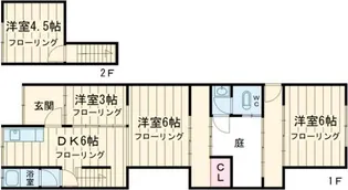 奈良県御所市新地町【一戸建】の間取り