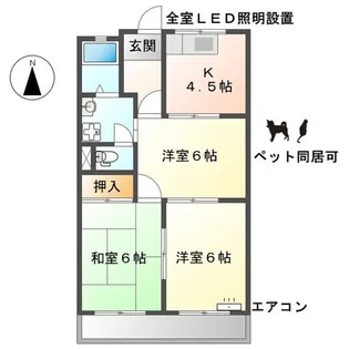 EUROPEAN TAKISEI【3階】の間取り