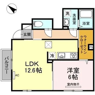 ソフィア片山【1階】の間取り