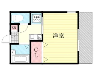 ヴァル・デ・ロワール新大阪【1階】の間取り