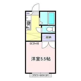 1Kの間取り画像