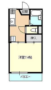 フレグランス田村【2階】の間取り