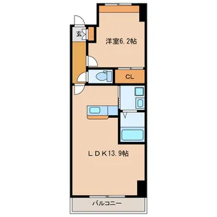 グランドガーデン マルコーニ【2階】の間取り