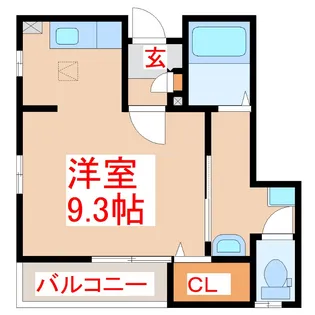 レジデンス中山【1階】の間取り