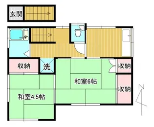 第一キャッスル【2階】の間取り