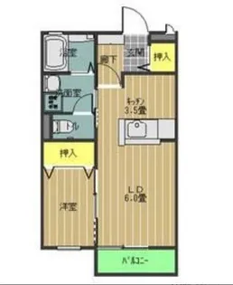 コーポ・フューチャー【1階】の間取り