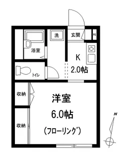 MC西ヶ丘【1階】の間取り