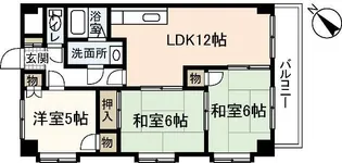 ビラバロンII【3階】の間取り