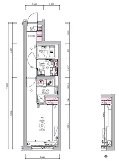SYNEX NISHI-OI【4階】の間取り