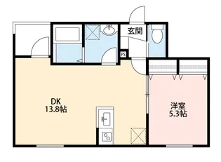 Crecia稲毛町【3階】の間取り