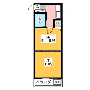 ディスティーノ豊橋【3階】の間取り