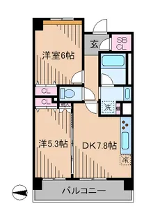神奈川県横浜市港北区樽町1【マンション】の間取り