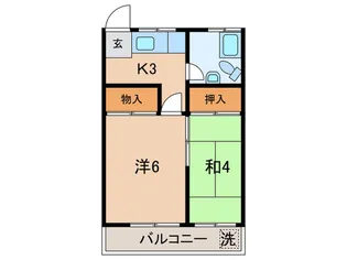 デタケビル【4階】の間取り