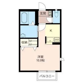 グリーンヒルKV【1階】の間取り
