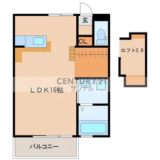 アルテイーストタワー【7階】の間取り