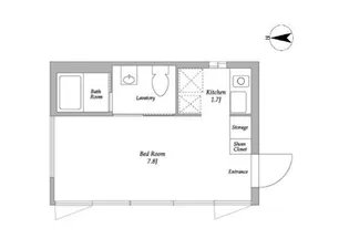 EDIT代々木【2階】の間取り