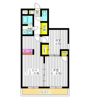東京都練馬区高松1【マンション】の間取り