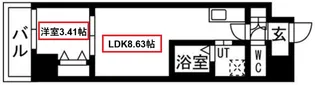 アーバンパーク新大阪【2階】の間取り