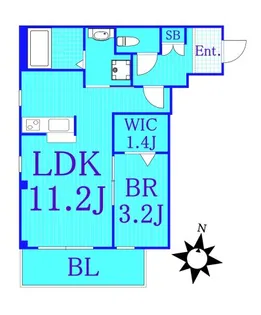 ふりゑ横浜【3階】の間取り