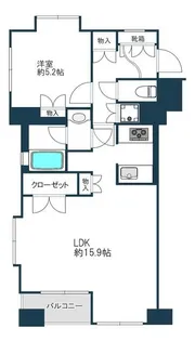 ジェイパーク武蔵小山弐番館【4階】の間取り