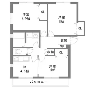 ヴィベントウールーの間取り