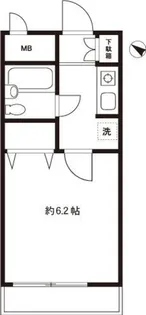ピア清水【4階】の間取り