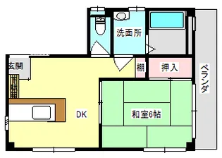 ファミールI【1階】の間取り