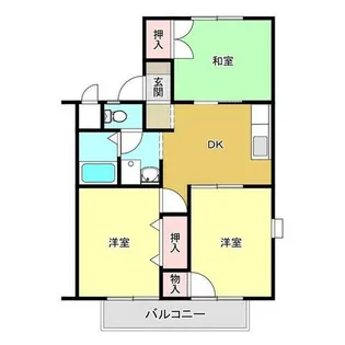 ガーデンシティ海老名A【2階】の間取り
