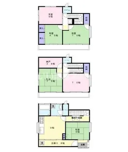 埼玉県川越市的場北1【一戸建】の間取り