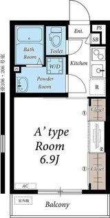 神奈川県川崎市麻生区黒川【アパート】の間取り