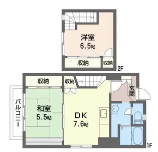 オクタビア・ヒルD棟の間取り